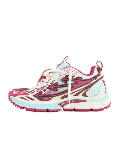 Off-white Multicolor Polyester Athletic Sneakers In Multi