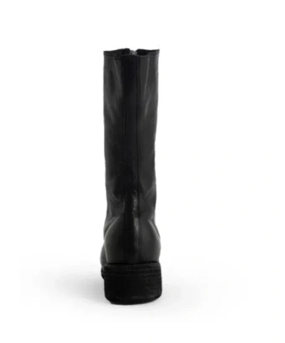 Guidi Zippered Ankle Boots In Black