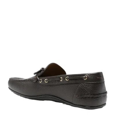 Bally Leather Loafers In Black