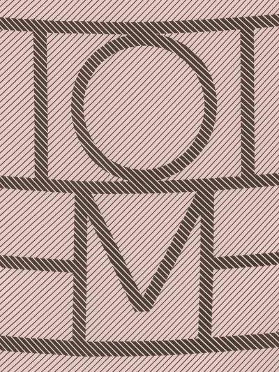 Totême Brown Monogram Solid Scarf In Brown