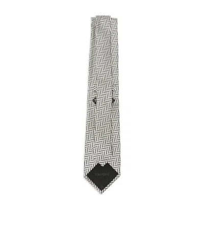 Tom Ford Patterned Tie In Multi