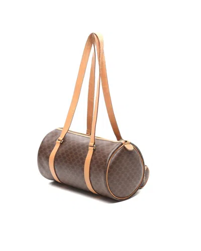 Celine Céline  Macadam Bag In Brown