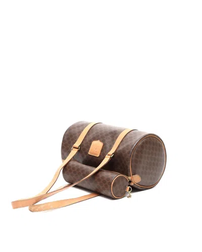 Celine Céline  Macadam Bag In Brown