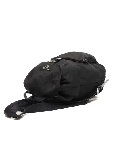 Prada Tessuto Backpack In Black