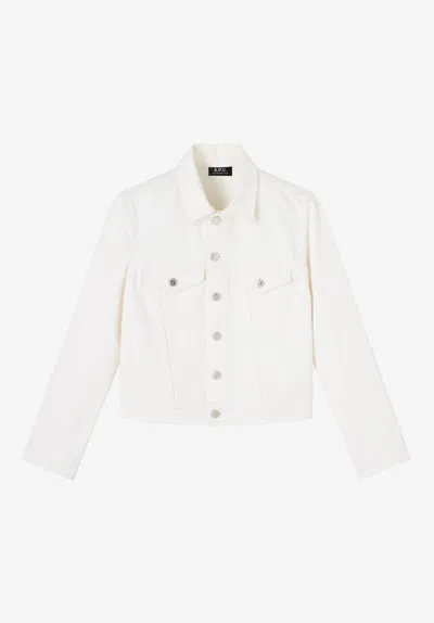 A.p.c. A. P.c. Dion Jacket 42 White In Multi