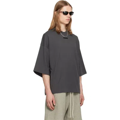 Essentials Merch T-shirt Boxy Fit In Black