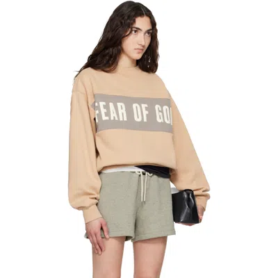 Essentials Tan Classic Sweatshirt In Multi