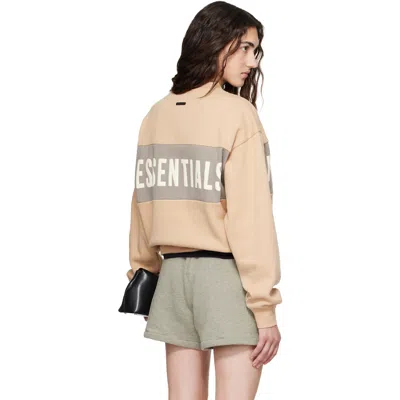 Essentials Tan Classic Sweatshirt In Multi
