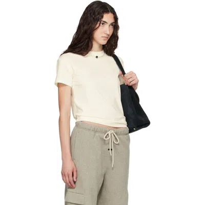 Essentials Off-white Classic Fit T-shirt In Neutral