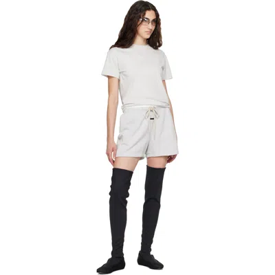 Essentials Gray Classic Fit T-shirt In Neutral