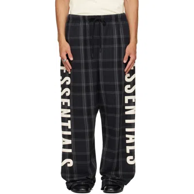 Essentials Letter Plaid Casual Pattern In Multi