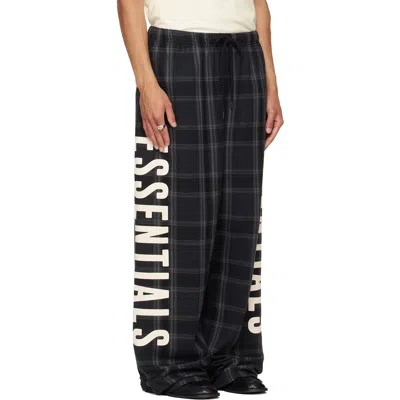 Essentials Letter Plaid Casual Pattern In Multi