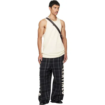 Essentials Letter Plaid Casual Pattern In Multi