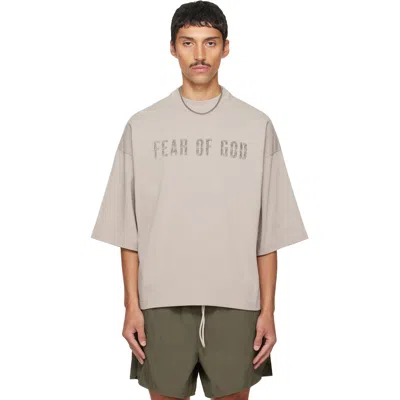 Essentials Drop-shoulder T-shirt In Neutral