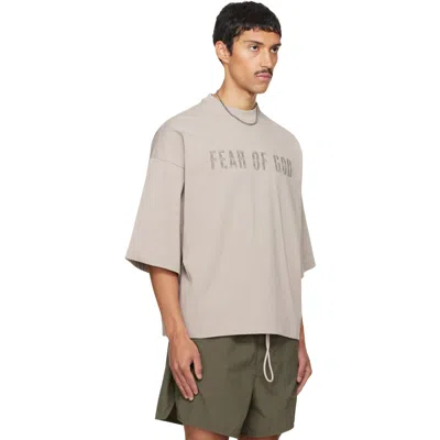 Essentials Drop-shoulder T-shirt In Neutral