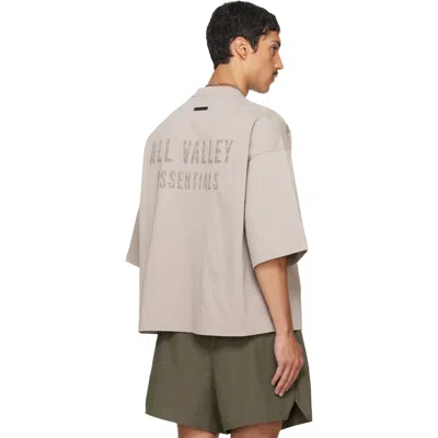 Essentials Drop-shoulder T-shirt In Neutral