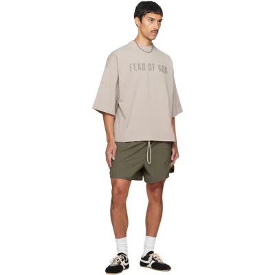 Essentials Drop-shoulder T-shirt In Neutral