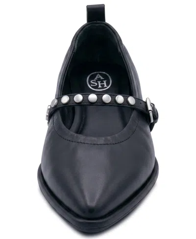 Ash Bella Studded Mary Jane Flat In Multi
