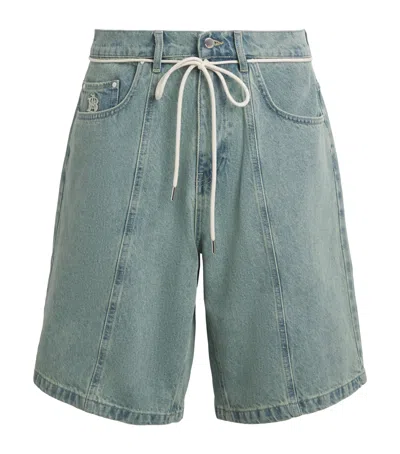 Aboutblank Drawstring Shorts In Blue