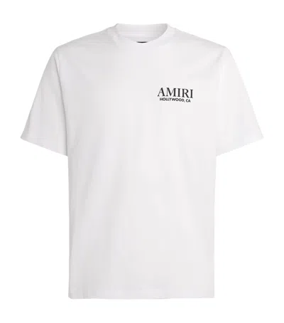 Amiri Cotton Stacked Bones T-shirt In Multi