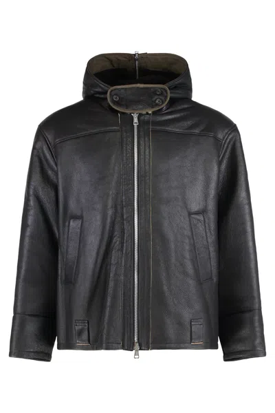 Our Legacy Black Solid Hood Jacket In Black