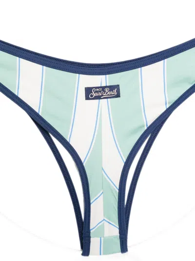 Mc2 Saint Barth Panamy Striped-pattern Bikini In Multi