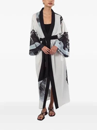 Cor Elliot Robe In White