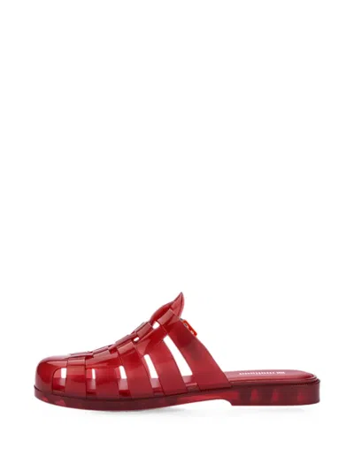 Melissa Possession Flat Mules In Red
