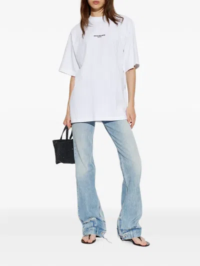 Alexander Wang Logo-print T-shirt In White