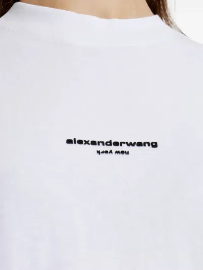 Alexander Wang Logo-print T-shirt In White