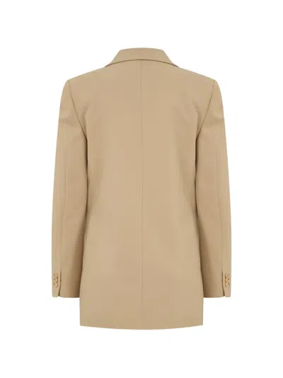 Alberta Ferretti Oversized Single-breasted Jacket In Neutral
