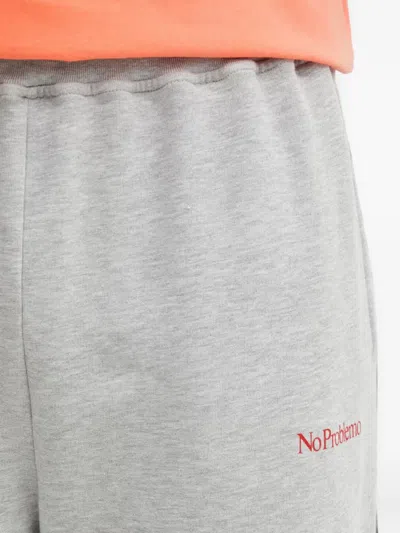 No Problemo Oversize Track Pants In Gray