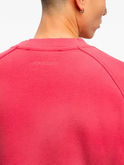 Aboutblank Raglan-sleeve Oversized Sweater In Red