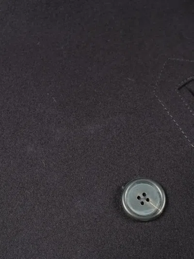 Pre-owned Prada 2000s Double-breasted Pea Coat In Black