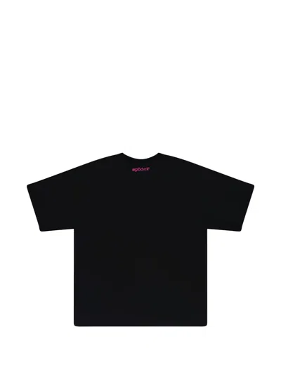 Sp5der Logo-print T-shirt In Black