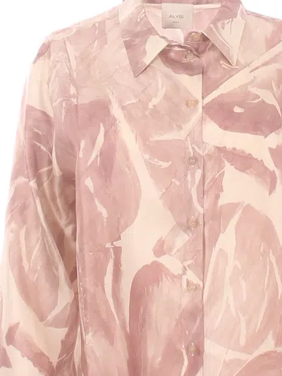 Alysi Brushed-print Shirt In Multi
