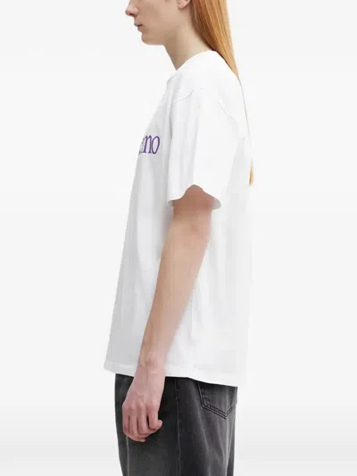No Problemo Logo-print Oversized T-shirt In White
