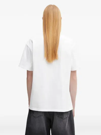 No Problemo Logo-print Oversized T-shirt In White