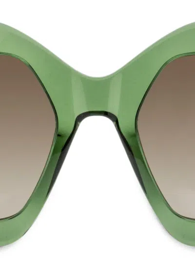 Marc Jacobs Square-frame Sunglasses In Green