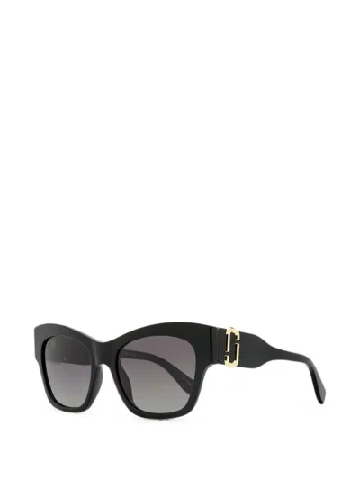 Marc Jacobs Square-frame Sunglasses In Black