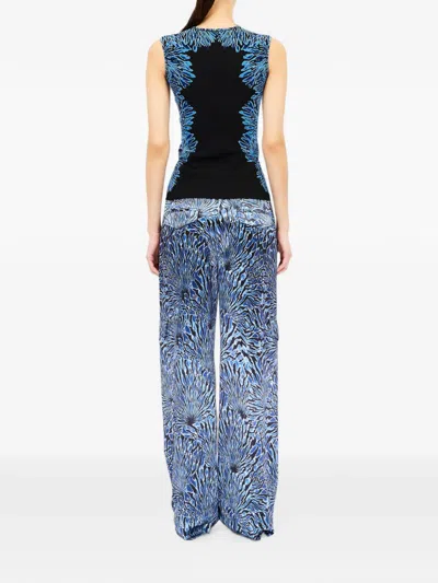 Ulla Johnson Aylin Knitted Jacquard Tank Top In Black