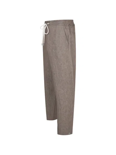 Tombolini Zero Gravity Drawstring Trousers In Brown
