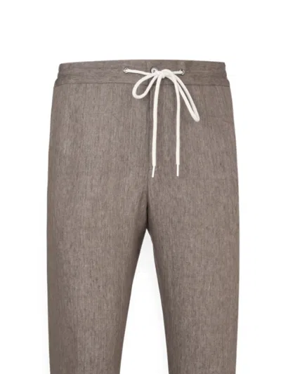 Tombolini Zero Gravity Drawstring Trousers In Brown