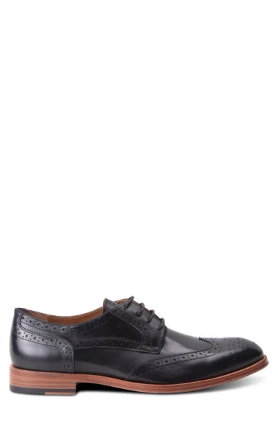 Gordon Rush Spencer Wingtip In Black