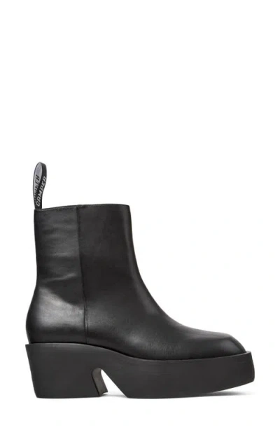 Camper Billie Platform Bootie In Black