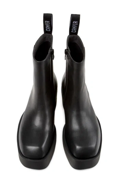Camper Billie Platform Bootie In Black