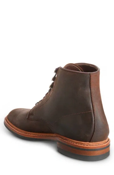 Allen Edmonds Higgins Mill Plain Toe Boot In Brown