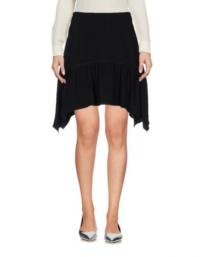 Roberto Cavalli Mini Skirt In Black