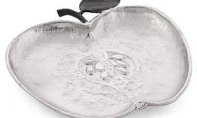 Michael Aram Apple Plate In Silver