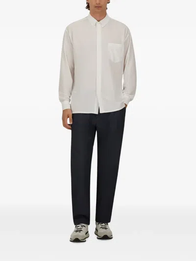 Herno Drawstring Pleated Trousers In Blue